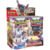 Display Pokémon Évolutions à Paldea EV02 36 Boosters est une boite contenant des boosters du TCG Pokémon. Il y a 36 boosters dans la boîte, rangés verticalement sur deux colonnes. La boîte est composée de plusieurs couleurs: bleu, violet, orange, jaune, blanc et rouge. Il y a des personnages Pokémons représenté au milieu d'un décor stellairen notamment le Pokémon Baojian.