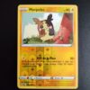 Morpeko (reverse) 78/202. Carte du TCG Pokémon issue de la série Epée et Bouclier du bloc Epée et Bouclier (EB01), parue le 07/02/2020. Carte Pokémon de Base de type Electric. Rare. Illustrateur: Megumi Mizutani. L'illustration représente une petite créature de type souris au pied d'un arbre.