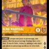 ALMA MADRIGAL Matriarche de la famille 2/204. Carte du TCG Lorcana issue du Chapitre 4 Le Retour D'Ursula (URR), paru le 31/05/2024. Carte Personnage, Ambre. Rare. Illustrateur: Maxime Vee. L'illustration représente une femme âgée vêtue de rose. Elle stationne debout à la moitié d'un escalier munie d'une rambarde de bois blanc ajourée.