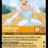 CENDRILLON Tisseuse de Mélodies 4/204. Carte du jeu de cartes à collectionner Disney Lorcana issue du Chapitre 4 Le Retour D'Ursula (URR), paru le 31/05/2024. Carte Personnage, Ambre. Légendaire. Illustrateur: Miss Tania Soler. L'illustration représente la princesse Cendrillon, jeune femme caucasienne blonde habillée en robe de bal blanche te bleue.