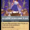 ILS CASSENT EN DEUX COMME JE VEUX 196/204. Carte du jeu de cartes à collectionner Disney Lorcana issue du Chapitre 4 Le Retour D'Ursula (URR), paru le 31/05/2024. Carte Action Chanson, Acier. Peu commune. Illustrateur: Jennifer Park. L'illustration représente une femme hispanique vue de dos avec des bras puissants debout sur un morceau de rocher. Elle fait face à 3 ânes debout sur leurs pattes arrières.