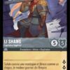 LI SHANG Capitaine Impérial 182/204. Carte du jeu de cartes à collectionner Disney Lorcana issue du Chapitre 4 Le Retour D'Ursula (URR), paru le 31/05/2024. Carte Personnage, Acier. Peu commune. Illustrateur: Carlos Ruiz. L'illustration représente un homme équiper en guerrier asiatique du Moyen-âge dans un décors de fin de bataille urbaine dans la neige.