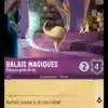 BALAIS MAGIQUES Balayeur plein de vie 49/204 - Carte du jeu de cartes à collectionner Disney Lorcana issue du Chapitre 4 Le Retour D'Ursula (URR), paru le 31/05/2024. Carte Personnage, Améthyste. Commune. Illustrateur: Rudy Hill. L'illustration représente un personnage de dessin animé en forme de balais humanoïde en train de danser dans une bibliothèque.