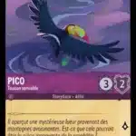 PICO Toucan serviable 55/204 - Carte du jeu de cartes à collectionner Disney Lorcana issue du Chapitre 4 Le Retour D'Ursula (URR), paru le 31/05/2024. Carte Personnage, Améthyste. Commune. Illustrateur: Hadjie Joos. L'illustration représente un toucan, oiseau au gros bec multicolore.