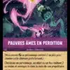 PAUVRES ÂMES EN PERDITION 60/204 - Carte du jeu de cartes à collectionner Disney Lorcana issue du Chapitre 4 Le Retour D'Ursula (URR), paru le 31/05/2024. Carte Action Chanson, Améthyste. Commune. Illustrateur: Denny Minonne. L'illustration représente des créatures semblables à des vers de terre verts avec une grosse tête, dans la nuit avec un geyser rose fluo en arrière-plan.
