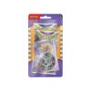 Duopack Cléopsytra Booster Origine Perdue EB11 et Booster Stars Etincelantes Pokémon EB09. Il s'agit d'un paquet de deux boosters Pokémon, de la série origine perdue EB11 du bloc épée et bouclier et de la série stars étincelantes EB09, série du même bloc. Le pack contient également une pièce de lancer à l'effigie du Pokémon Poussacha et d'une carte promo Cléopsytra. L'item consiste en une pochette cartonnée avec un devant en plastique transparant. L'ensemble est violet et orange.