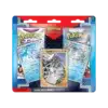 Duopack Gigansel Booster Origine Perdue EB11 et Booster Evolutions à Paldea Pokémon EV02. Il s'agit d'un paquet de deux boosters Pokémon, de la série origine perdue EB11 du bloc épée et bouclier et de la série évolution à paldea EV02, deuxième série du bloc écarlate et violet. Le pack contient également une pièce de lancer à l'effigie du Pokémon Pikachu et de 3 cartes promo Gigansel, Glaivodo et Superdofin. L'item consiste en une pochette cartonnée avec un devant en plastique transparant. L'ensemble est bleu et orange.