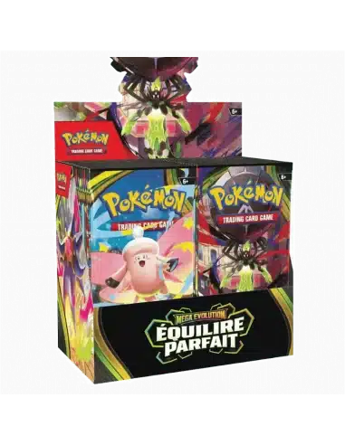 Display ME03 Pokémon Equilibre Parfait Display Pokémon Équilibre Parfait ME03 - Boîte de 36 boosters scellée Méga-Zygarde-ex.