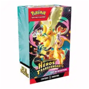 Booster Bundle Pokémon ME2.5 Héros Transcendants contenant 6 boosters de cartes Pokémon, édition française scellée