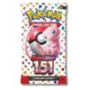 Booster de cartes Pokémon 151 de l'extension Écarlate et Violet EV3.5, version française, produit neuf et scellé.