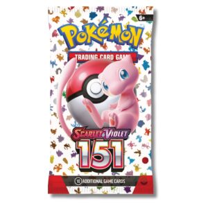 Booster de cartes Pokémon 151 de l'extension Écarlate et Violet EV3.5, version française, produit neuf et scellé.