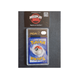 Carte Pokémon Mewtwo et Mew GX Escouade 71/236 gradée PCA 9, série Harmonie des Esprits