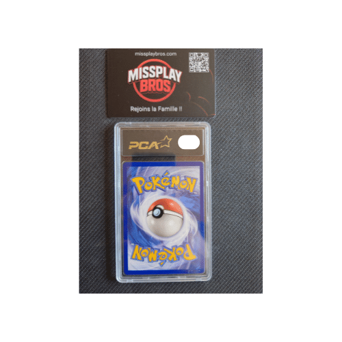 carte-pokemon-mewtwo-mew-gx-71-236-pca-9-dos Carte Pokémon Mewtwo et Mew GX Escouade 71/236 gradée PCA 9, série Harmonie des Esprits