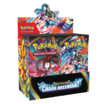 Display Pokémon scellée de 36 boosters Chaos Ascendant (ME04) en français, condition Near Mint garantie pour collectionneurs.