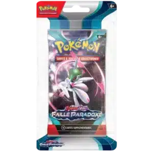 Blister Pokémon Écarlate et Violet 4 Faille Paradoxe - Booster à l'unité ou Artset complet, disponible chez MissPlayBros