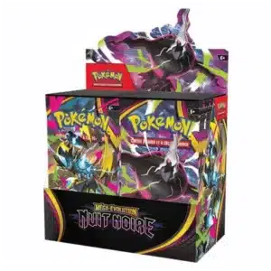Boîte de 36 boosters Pokémon extension Nuit Noire ME05 scellée en français