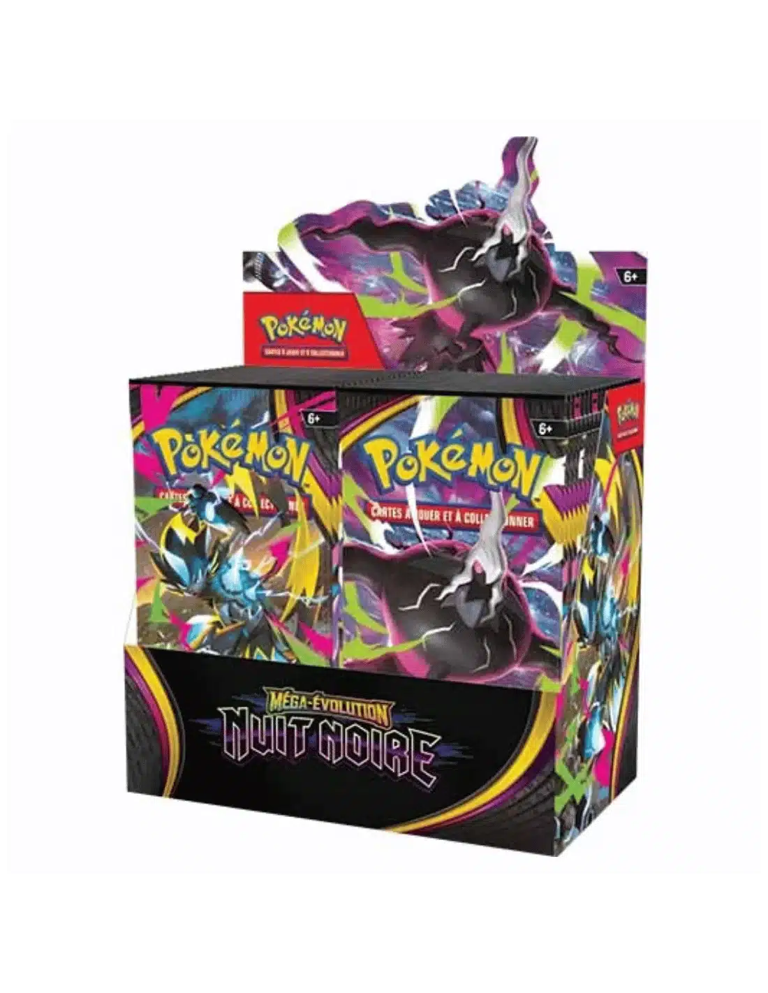 Display Pokémon Nuit Noire (ME05) - 36 Boosters Français Boîte de 36 boosters Pokémon extension Nuit Noire ME05 scellée en français